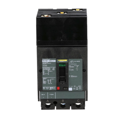 Square D HDA36080 Circuit Breaker | 600V 80A 3P 18kA@480V I-Line Plug-In Powerpact HDA