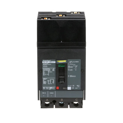 Square D HDA36100 Circuit Breaker | 600V 100A 3P 18kA@480V I-Line Style Plug-In Powerpact