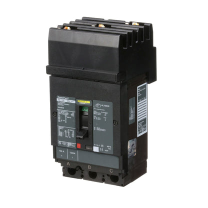 Square D HDA36100 Circuit Breaker | 600V 100A 3P 18kA@480V I-Line Style Plug-In Powerpact
