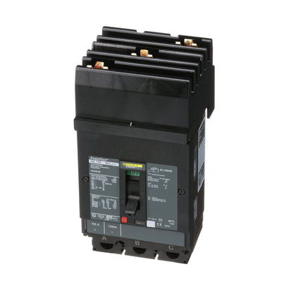 Square D HDA36100 Circuit Breaker | 600V 100A 3P 18kA@480V I-Line Style Plug-In Powerpact