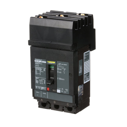 Square D HDA36100 Circuit Breaker | 600V 100A 3P 18kA@480V I-Line Style Plug-In Powerpact