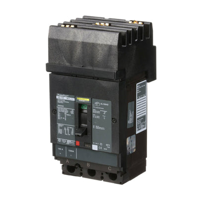 Square D HDA36150 Circuit Breaker | 600V 150A 3P 18kA@480V I-Line Style Plug-In Powerpact