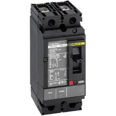 Square D HDL26040 Circuit Breaker | 600V 40A 2P 18kA@480V Feed-Thru Powerpact