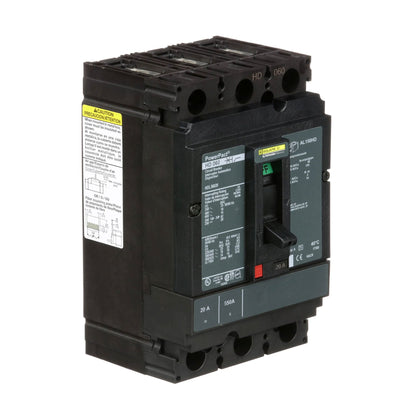 Square D HDL36020 Circuit Breaker | Powerpact HDL 600V 20A