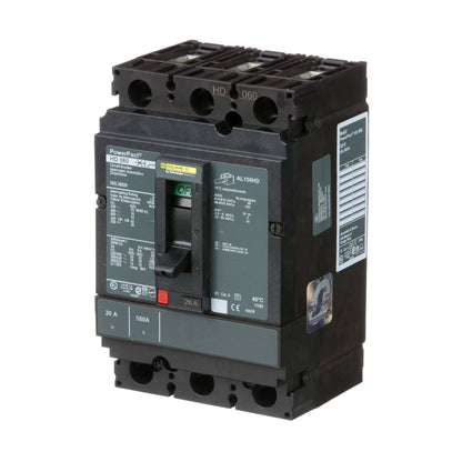 Square D HDL36020 Circuit Breaker | Powerpact HDL 600V 20A