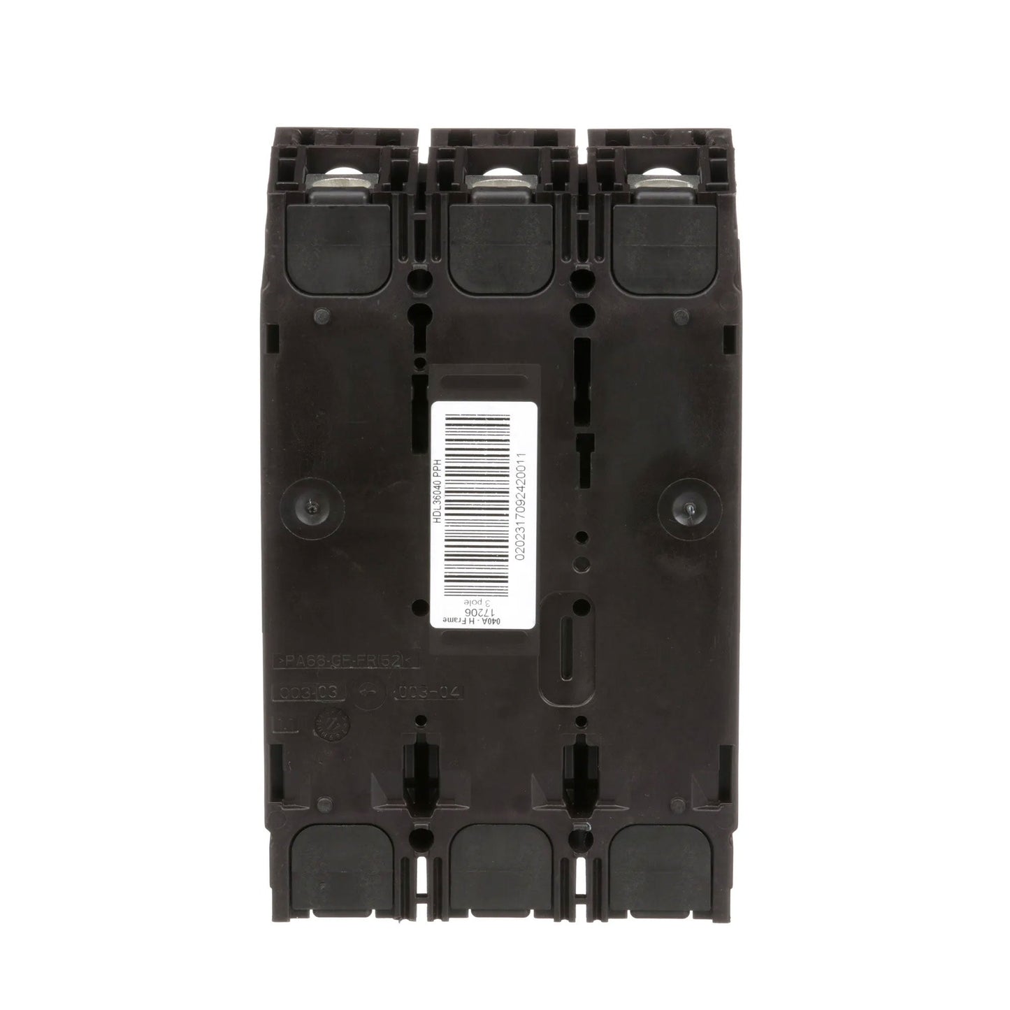 Square D HDL36040 Circuit Breaker | 600V 40A 3P 18kA@480V Bolt-On Powerpact