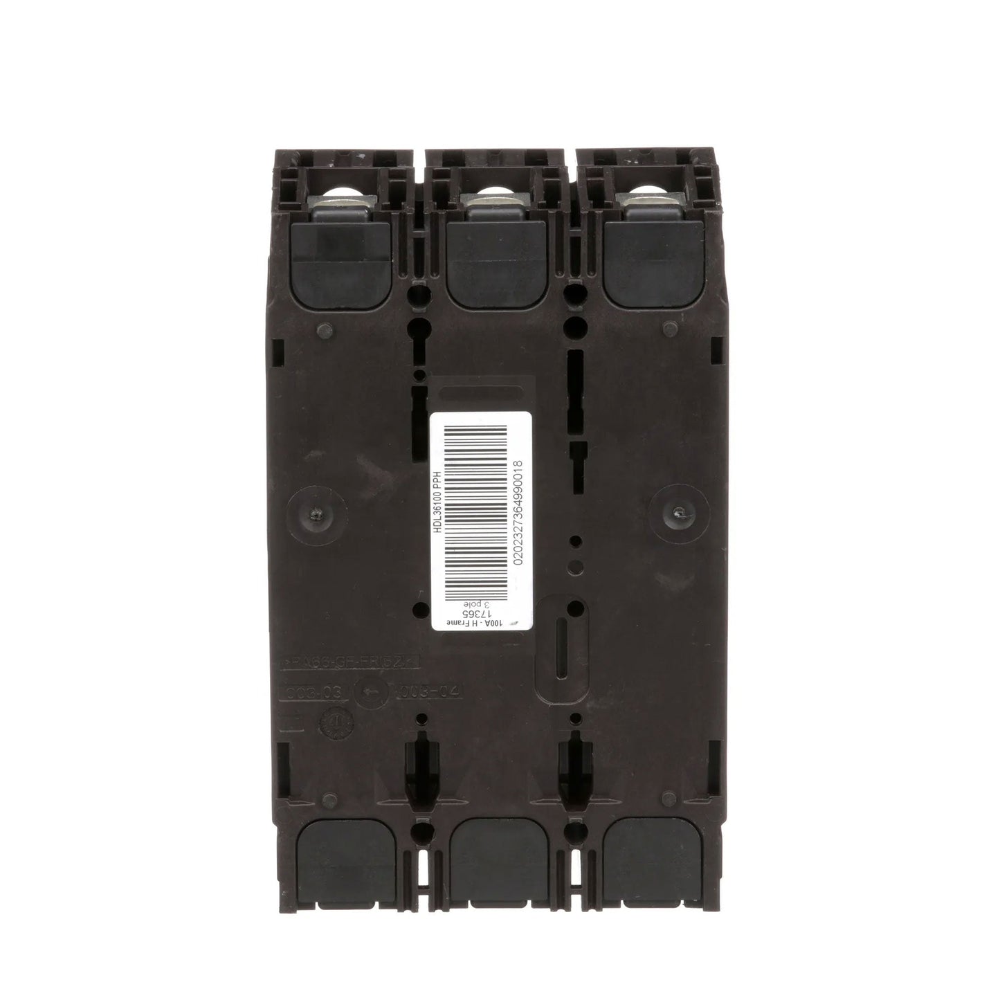 Square D HDL36100 Circuit Breaker | 600V 100A 3P 18kA@480V Bolt-On Powerpact