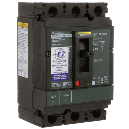 Square D HDL36150AA Circuit Breaker | Powerpact HDL 600V 150A