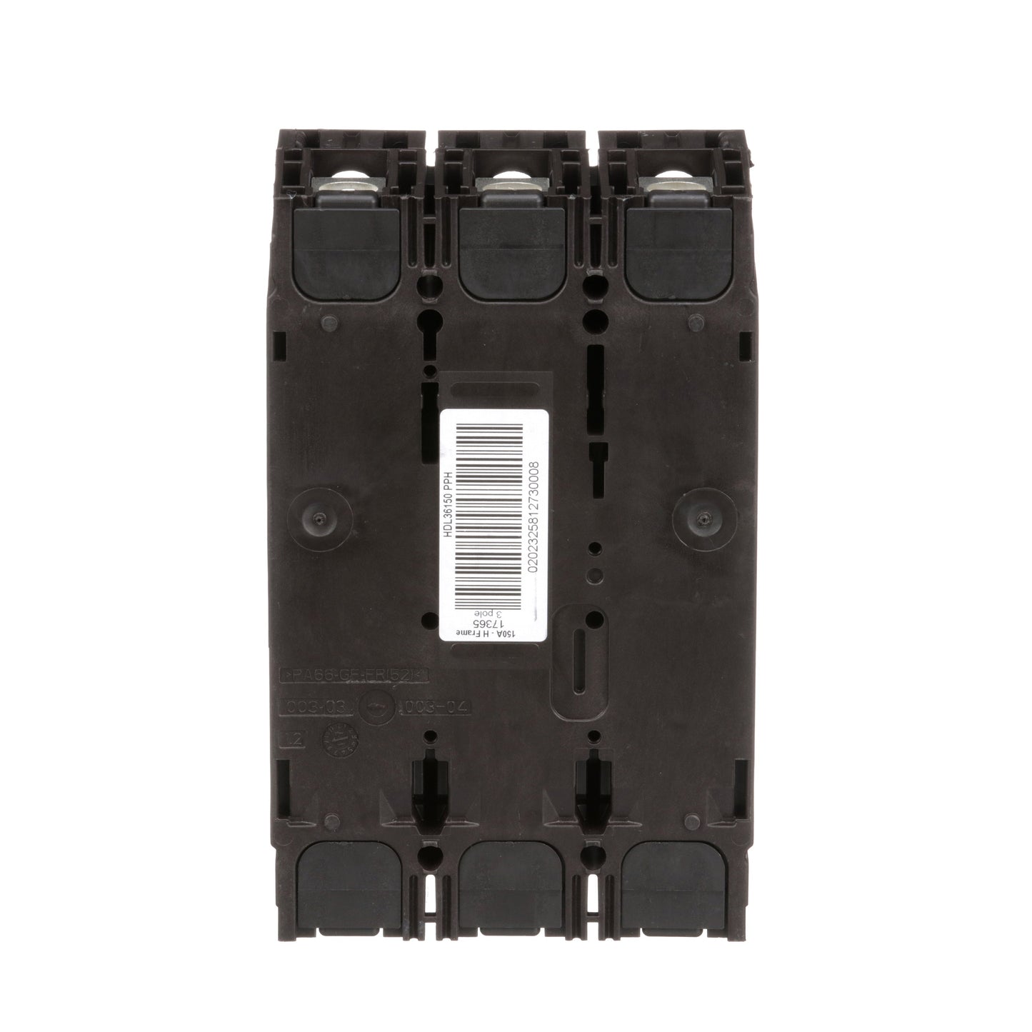 Square D HDL36150 Circuit Breaker | 600V 150A 3P 18kA@480V Feed-Thru Powerpact HDL