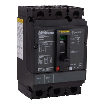 HDP36040 - Square D/ Schneider Electric Bolt-On 40 Amp 3 Pole Circuit Breaker - Essential Electric Supply