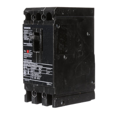 Siemens HED43B110 Circuit Breaker | 480V 110A 3P 42kA@480V Lug In Panelboard Sentron Series