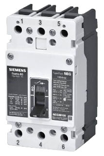 Siemens HEG3B125L Circuit Breaker | 600V 125A 3P 65kA@480V Feed-Thru VL Series