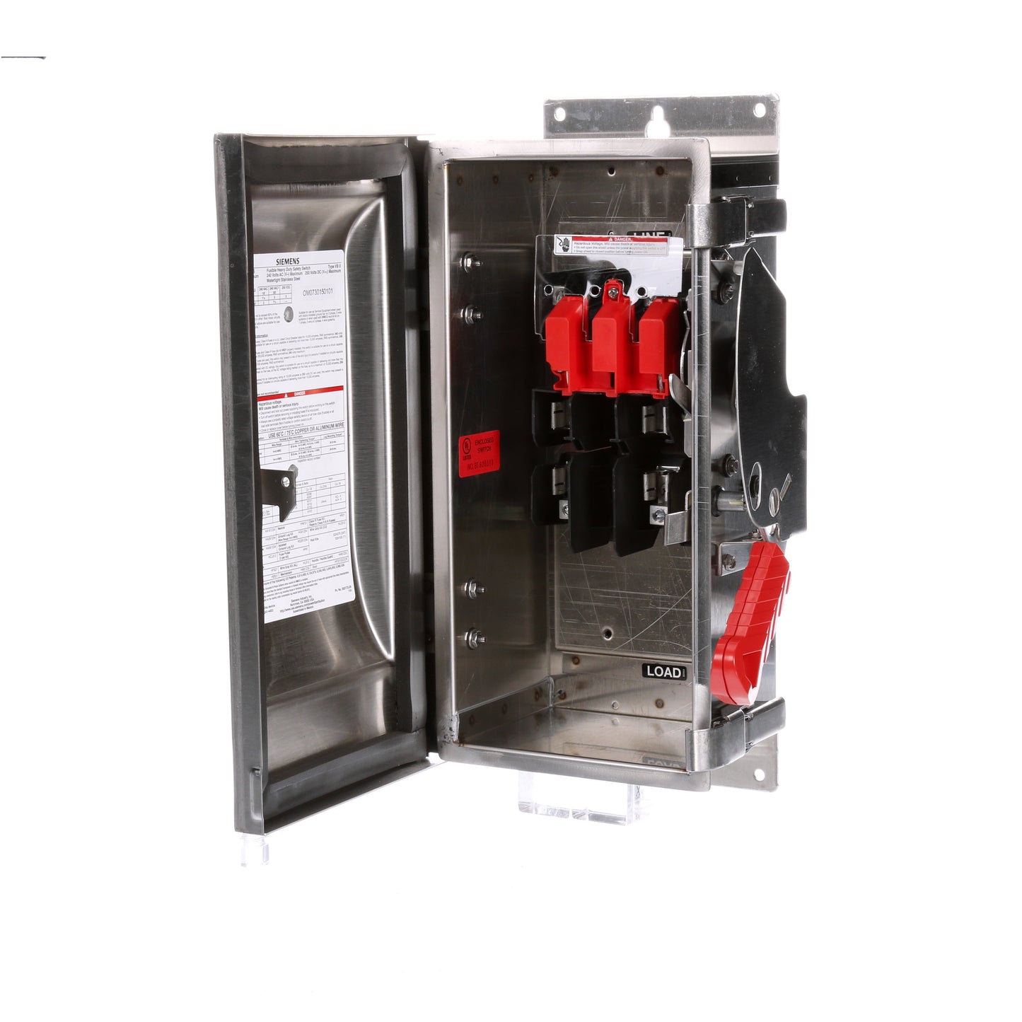 Siemens HF221S Disconnect Switch | 240V AC 30A 1 Phase 2 Pole Fusible NEMA 4X 200kA@240V VBII Series