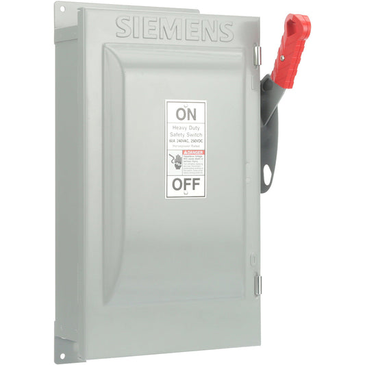 Siemens HF222J Disconnect | 240V 60A 1PH 2P Fusible VBII Series