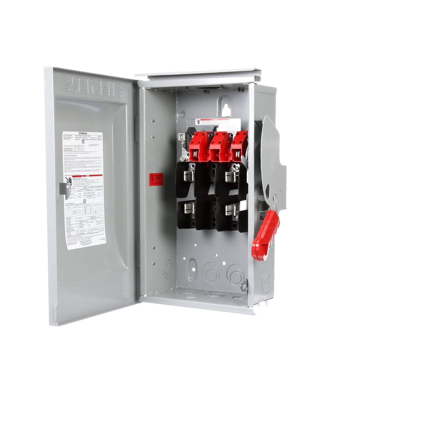 Siemens HF222NR Disconnect Switch | 240V AC 60A 1-Phase 2-Pole Fusible 200kA@240V VBII Series