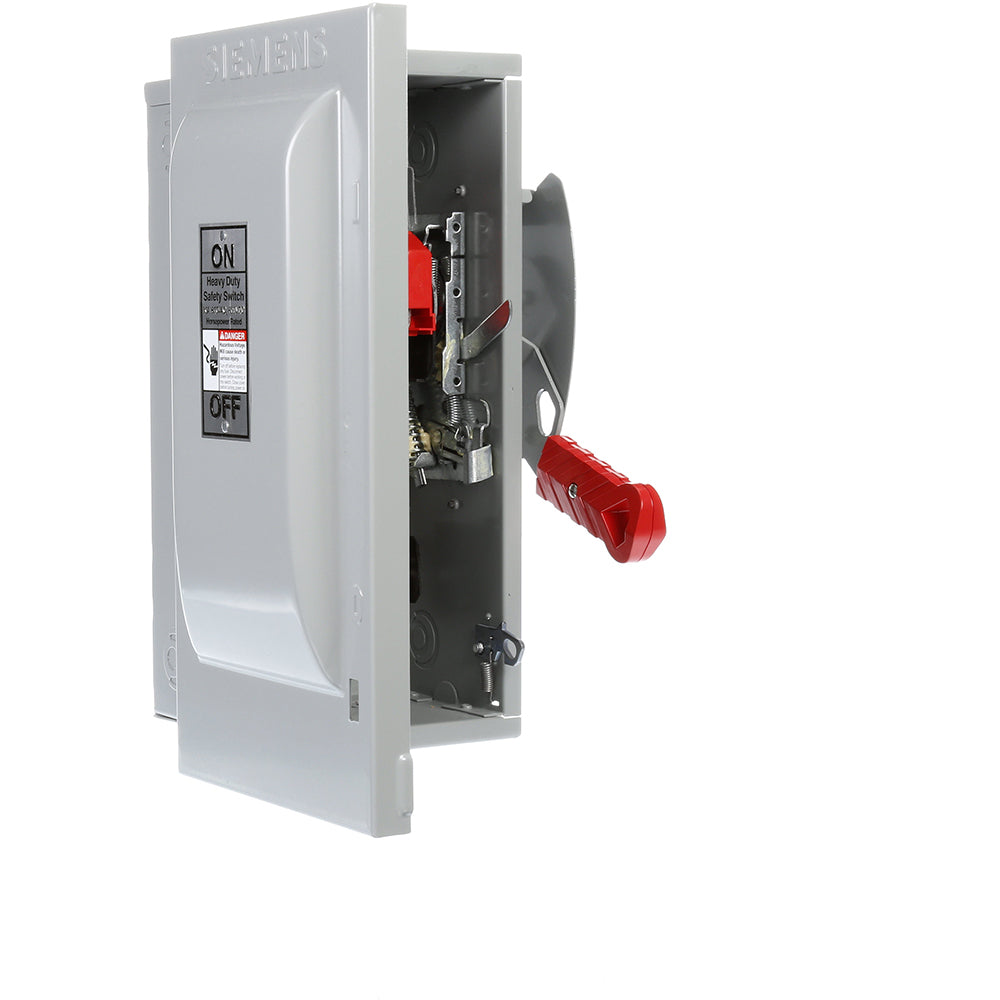 Siemens HF261 Disconnect Switch | 600V AC 30A 1 Phase 2 Pole Fusible VBII Series