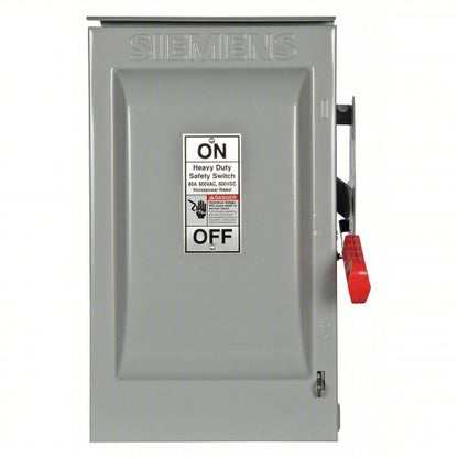 Siemens HF262R Disconnect Switch (Fusible) 60a 600V Nema 3R - Essential Electric Supply