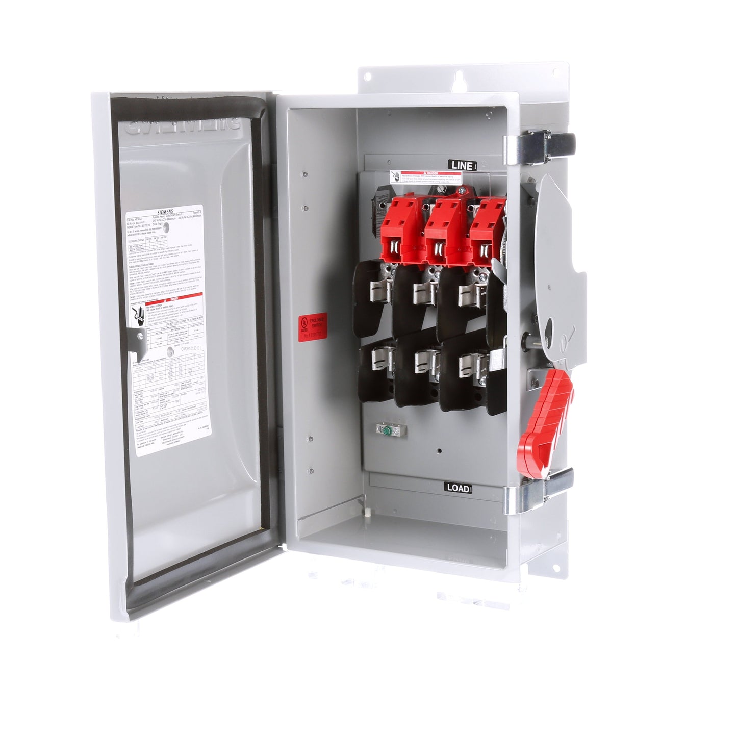 Siemens HF322J Disconnect Switch | 240V 60A 3P 3Pole Fusible 200kA@240V VBII Series