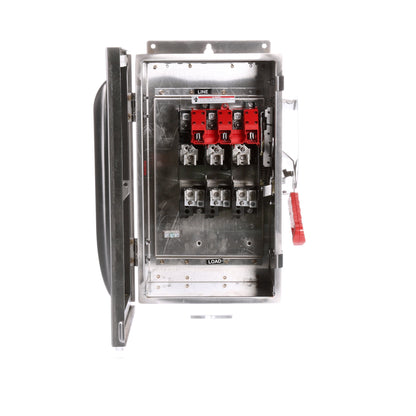 Siemens HF322S Disconnect Switch | 240V AC 60A 3P 3W Fusible NEMA 4X 200kA@240V