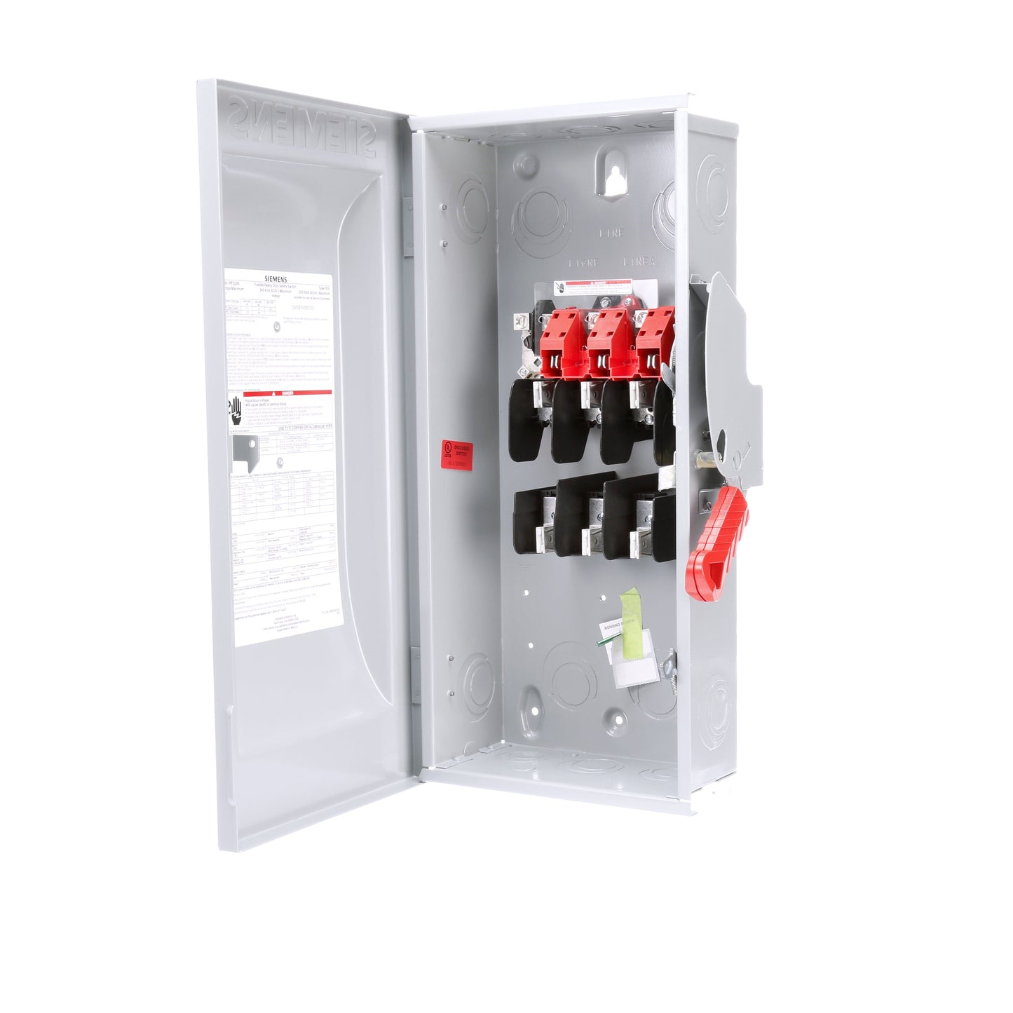 Siemens HF323N Disconnect Switch | 240V AC 100A 3P 3Pole Fusible 200kA@240V VBII Series
