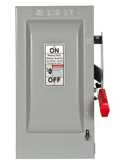 Siemens HF361 Disconnect Switch | 600V 30A 3P 3 Pole Fusible VBII Series