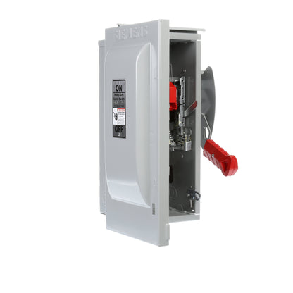 Siemens HF361R Disconnect Switch 600V AC 30A Fusible 3 Phase 3 Pole VBII Series