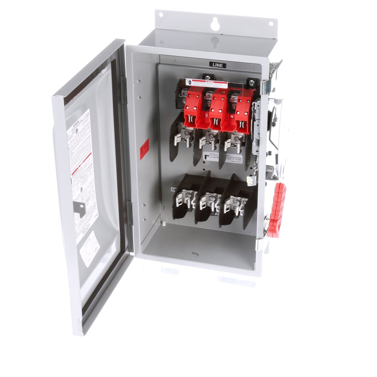 Siemens HF362J Disconnect | 600V AC 60A 3P 3Pole 200kA@600V Fusible NEMA 12 VBII Series