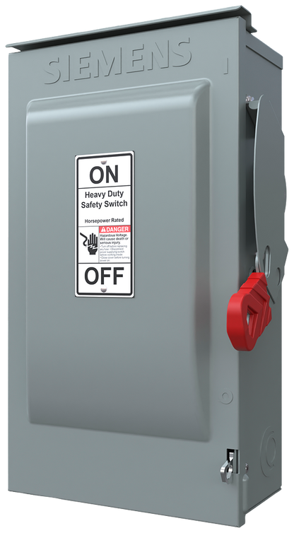 Siemens HF362NR Disconnect | 600V AC 60A 3P 3Pole Fusible 200kA@600V VBII Series