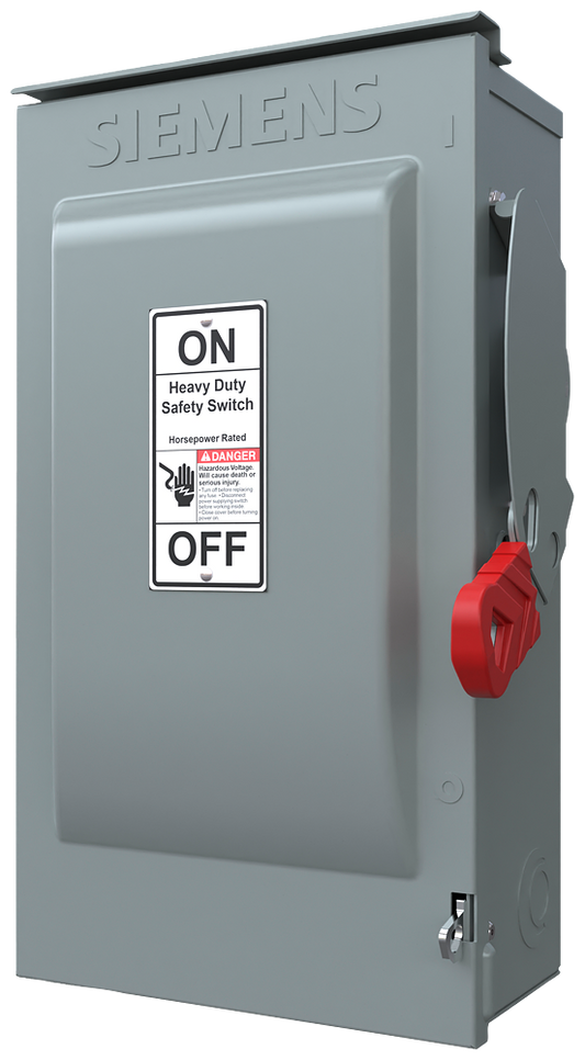 Siemens HF362NR Disconnect | 600V AC 60A 3P 3Pole Fusible 200kA@600V VBII Series