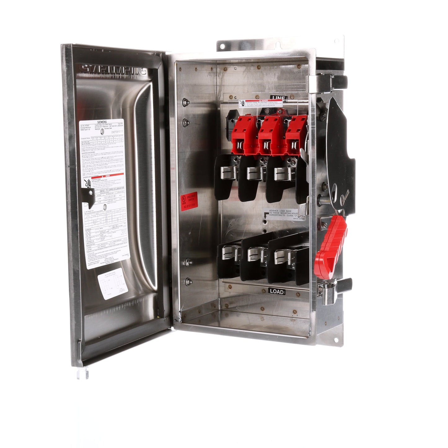 Siemens HF362S Disconnect Switch | 600V AC 60A 3P 3Pole Fusible NEMA 4X VBII Series