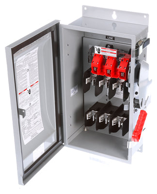 Siemens HF363J Disconnect Switch | 600V 100A 3P 3 Pole Fusible NEMA 12 VBII Series