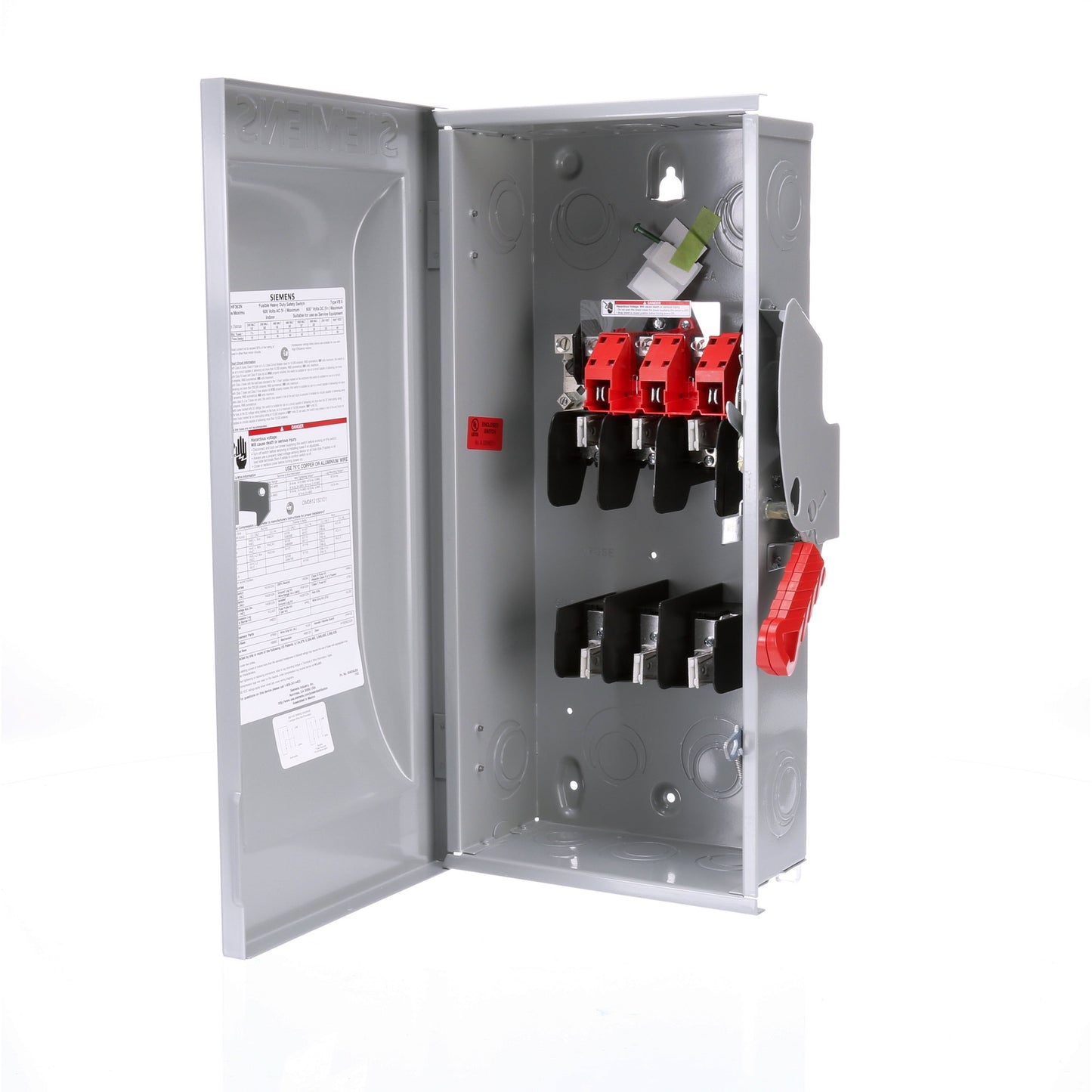 Siemens HF363N Disconnect | 600V AC 100A 3P 3Pole Fusible VBII Series