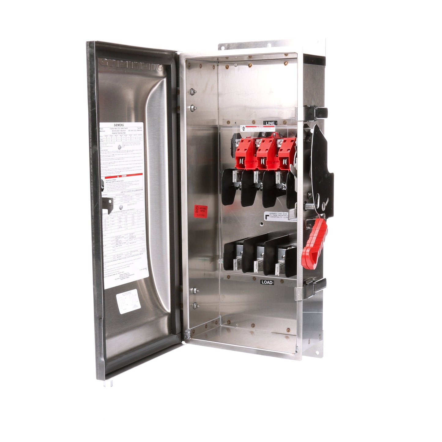 Siemens HF363S Disconnect Switch | 600V AC 100A 3P 3Pole Fusible NEMA 4X VBII Series