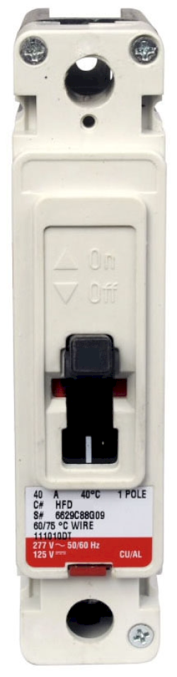 HFD1090 - Cutler Hammer/ Eaton/ Westinghouse Feed-Thru 90 Amp 1 Pole Circuit Breaker - Essential Electric Supply