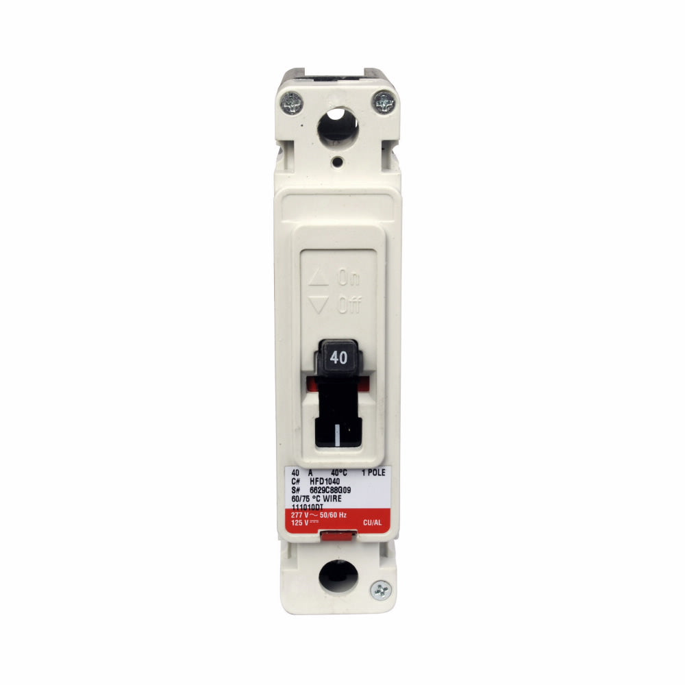 HFD1025L - Eaton/ Westinghouse/ Cutler Hammer Feed-Thru 25 Amp 1 Pole Circuit Breaker - Essential Electric Supply