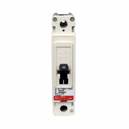 HFD1125L - Westinghouse, Cutler Hammer Feed-Thru 277V 125A 1 pole circuit breaker 65kA@277V - Essential Electric Supply