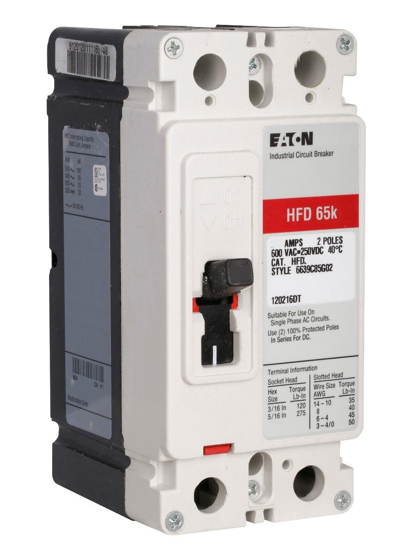 HFD2045BP10 - Westinghouse/ Cutler Hammer/ Eaton Bolt-On 45 Amp 2 Pole Circuit Breaker - Essential Electric Supply