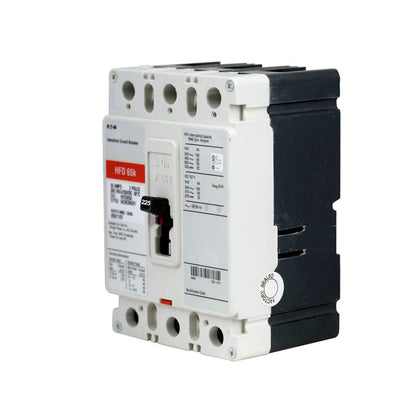 Cutler Hammer HFD3225 Circuit Breaker | 600V 225A 3P 65kA@480V Bolt-On Series C