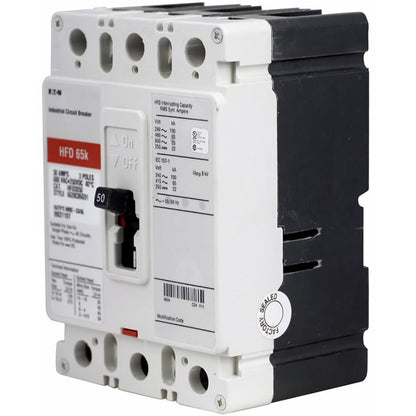 Cutler Hammer HFD3225 Circuit Breaker | 600V 225A 3P 65kA@480V Bolt-On Series C