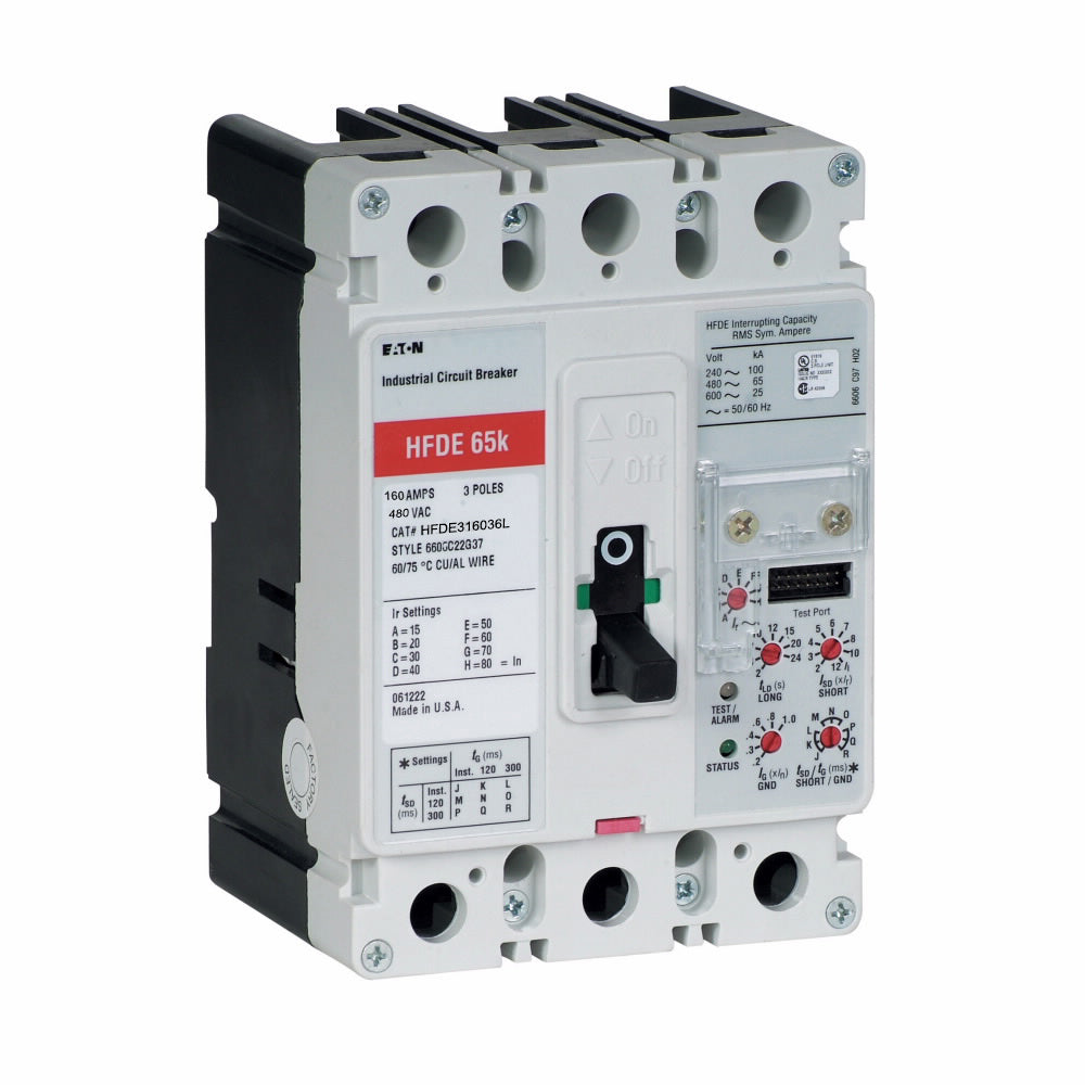 Cutler Hammer HFDE316036L Circuit Breaker | Series C HFDE 480V 160A