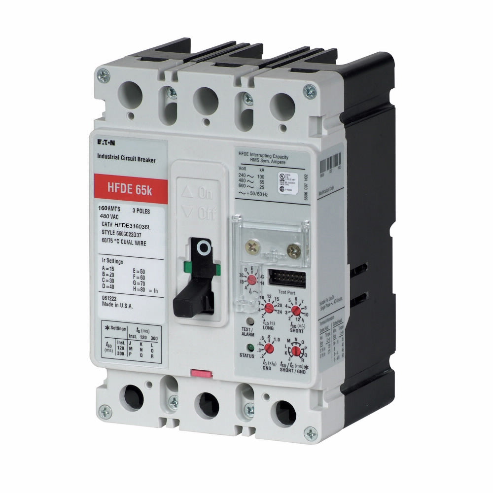 Cutler Hammer HFDE316036L Circuit Breaker | Series C HFDE 480V 160A