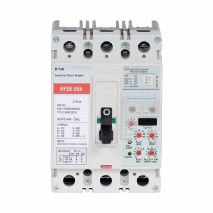 HFDE322536 - Eaton/ Cutler Hammer/ Westinghouse Bolt-On 225 Amp 3 Pole Circuit Breaker - Essential Electric Supply