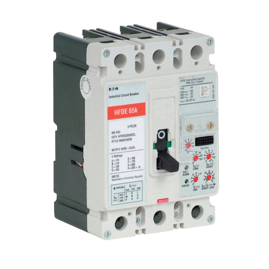 Eaton HFDE322536L Circuit Breaker | 480V 225A 3P 65kA@480V Feed-Thru Series C