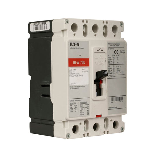 Westinghouse HFWF3225L Circuit Breaker | 690V 225A 3P 70kA@415V Feed-Thru Series C IEC
