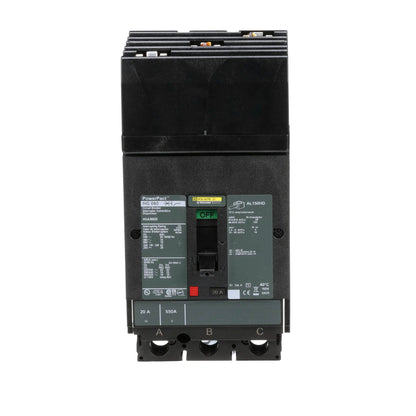 Square D HGA36020 Circuit Breaker | 600V 20A 3P 35kA@480V Plug In Panelboard Powerpact