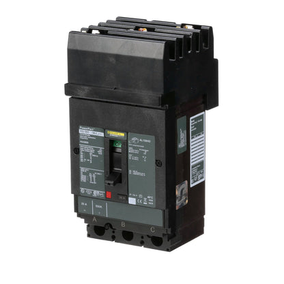 Square D HGA36020 Circuit Breaker | 600V 20A 3P 35kA@480V Plug In Panelboard Powerpact