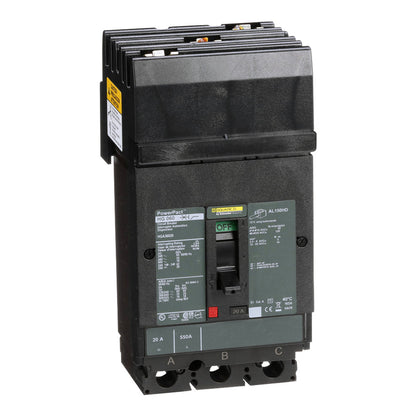 Square D HGA36020 Circuit Breaker | 600V 20A 3P 35kA@480V Plug In Panelboard Powerpact