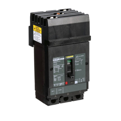 Square D HGA36080 Circuit Breaker | 600V 80A 3P 35kA@480V Plug In Panelboard Powerpact