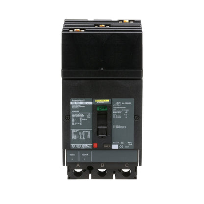Square D HGA36100 Circuit Breaker | 600V 100A 3P 35kA@480V Powerpact