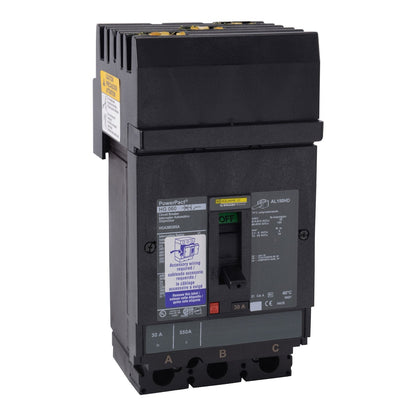 Schneider Electric HGA36100U44X Circuit Breaker | 600V 100A 3P 35kA@480V I-Line Style Plug-In Powerpact